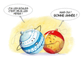 Boules de No&euml;l pour une ann&eacute;e joyeuse 2026